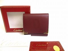 カルティエ Cartier マスト ドゥ カルティエ カーフスキン スクエア コインパース 小銭入れ メンズ レディース 【未使用保管品】 - メルカリ