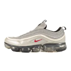 NIKE ナイキ サイズ:26.0cm AIR VAPORMAX 97 (AJ7291-002) エア ヴェイパーマックス97 メタリックシルバー ヴァーシティレッド US8 ローカット スニーカー シューズ 靴【メンズ】