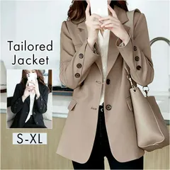 ☆ S ☆ テーラードジャケット レディース フォーマル カジュアル テーラードジャケット ロング レディース テーラード ジャケット アウター オフィスカジュアル 大きいサイズ きれいめ 長袖 ゆったり 春 春秋 フォーマル カジュアル 秋 冬 秋冬 通勤