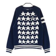 サイズ：0 PEARLY GATES パーリーゲイツ  ニットセーター 星柄 ネイビー系 [240101387078] ゴルフウェア レディース ストスト