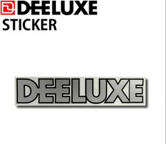 DEELUXE【ディーラックス】ステッカー  Lサイズ： 約　295cm　×　5.8cm シルバー