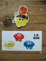 オリジナルキャラクター★NUCK  / CHIEF NUCK★　ステッカーシート　ステッカー　セット　ゆるキャラ　謎キャラ　シール　BACKSTREET MARKET