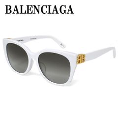 バレンシアガ BALENCIAGA BB0103SA 006 57mm サングラス アジアンフィット アイウェア グレー ホワイト