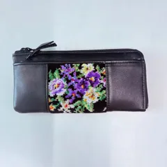 【新品未使用】FEILER 長財布　黒　花柄 FEILER 長財布 花柄 未使用品 - メルカリ