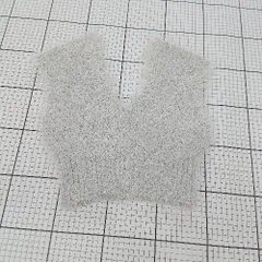 ◇ ⊇ SNIDEL スナイデル ラメ Vネック ノースリーブ プルオーバー サイズ00 シルバー系 レディース E  【1509300010546】