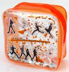【中古】バッグ 烏野高校 シャカシャカ☆クリアポーチ 「ハイキュー!!」