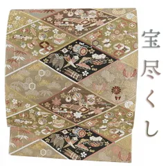 袋帯 唐織 横段 鳳凰 花々 七宝 24M52f（楽天市場】【新古品