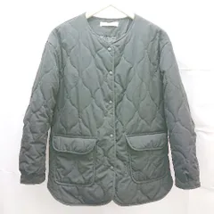 ◇ RAY CASSIN レイカズン Vネック　中綿　ボタン　シンプル 長袖 ジャケット サイズF ブラック系 レディース E  【1303270009377】