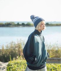 新品未使用 カーキ 、ネイビー wudgeboy track jacket LMサイズ 