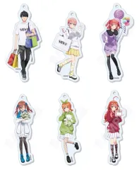 【中古】キーホルダー 全6種セット 「五等分の花嫁∽×中野区 五周年祭 アクリルキーホルダー BOX A(等身)」
