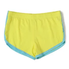 ボクサーパンツ 下着 メンズ トランクス ストレッチ 運動 スポーツ 前閉じ 無地 アンダーウェア 通気性良い XL イエロー