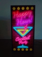 ピエロ クレイジー サーカス ホラー 殺人鬼 看板 置物 雑貨 ライトBOX 