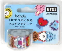 【中古】シール・ステッカー bande 1枚ずつめくれるマスキングテープ BT21 BASIC(1) 「BT21」