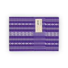 新品　本場筑前博多半幅帯 　独孤柄　紫×白