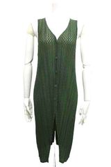 【中古】　PLEATS PLEASE ISSEY MIYAKE 　プリーツプリーズイッセイミヤケ　ワンピース　レディース　ロングジレ　サイズ1＿S08＿セルモアから出品＿s-0332-r08