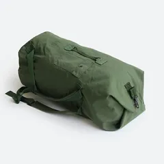 【1点販売】USED 米軍 ダブルストラップ コーデュラナイロン ダッフルバッグ [ボストンバッグ リュック バックパック 大容量 2way 旅行 レジャー アウトドア スポーツ ミリタリー 軍物]