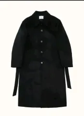 AMOMENTO アモーメント　コート アモーメント AMOMENTO SHEER SINGLE TRENCH COAT （ベージュ