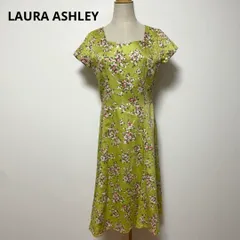 LAURA ASHLEY ローラアシュレイ花柄 半袖 ワンピース サイズ13