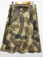 【送料無料】【美品】ルイシャンタン Lui Chantant フェイクスエード調 スカート ベージュ Mサイズ ■管理番号L24335SSS21-201011-51（4）6/08