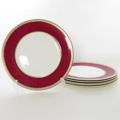 レア品Wedge wood Red damask プレート 2枚セット