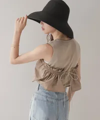 夢展望公式 [新品未使用] ビスチェ風レイヤードノースリーブ [ベージュ] 他カラー別ページ有 rectangle カットソートップス カットソートップス・Ｔシャツ（ノースリーブ・タンクトップ） 535683-02