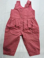 プチバトー Petit Bateau オーバーオール 80cm 子供服 中古