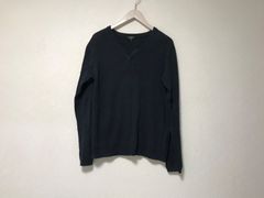 本物アドルフォADLFOコットンシルクVネックニット長袖セーターメンズ 