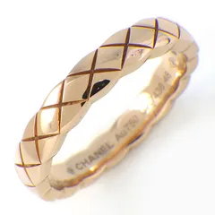 シャネル CHANEL リング ココ クラッシュ ミニモデル J11785 K18BG 8号  