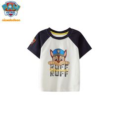 パウパトロール 夏大人気新作 超可愛い (Paw Patrol) 子供服 半袖Tシャツ トップス バイカラー 通学着 通園着