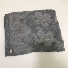 MARIAL　華やかシースルー　ウェアラブルストール　グレー　訳あり