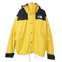 ザノースフェイス THE NORTH FACE 1990 MOUNTAIN JACKET GTX マウンテンパーカー ジャケット アウトドアウエア ゴアテックス ジップアップ 裏トリコット ロゴ刺繡 バイカラー 大きいサイズ XL イエロー ブラック Xのサムネイル