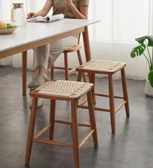 国産 希少 ボウ スツール ハイスツール オーク カウンター 北欧