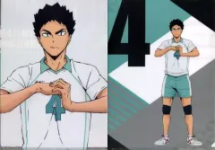 【中古】クリアファイル 岩泉一 A4クリアファイルセット(2枚セット) 「ハイキュー!!×JUMP SHOP 2019年度 男子排球部合同練習会」