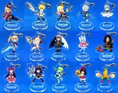 【中古】キーホルダー・マスコット(キャラクター) 全15種セット アクリルプレートチャーム 「一番くじMINI 白猫プロジェクト」