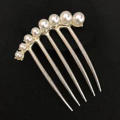 かんざし　髪飾り　パール pc69