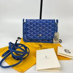 GOYARD　ゴヤール　プリュメ　ポーチウォレット　ショルダーバッグ　スカイブルー　レディース【新品未使用】Shoulderbag HIBUOCHI VINTAGE