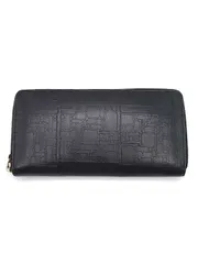 Wallet COMME des GARCONS ウォレット コムデギャルソン Embossed Logotype1 エンボスロングレザーウォレット/財布 ブラックのサムネイル