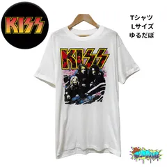 レトロ 当時物 KISS キッス半袖 tシャツ USA製 パンダ 白 バンドT KISS -キッス- PANDA 「パンダ」 Tシャツ（白）｜メタルTシャツ