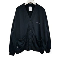 【新品級】S.F.C 25SS スウェットカーディガン XL ブラック Stripes For Creative S.F.C SFC 国内正規 25SS SWEAT CARDIGAN