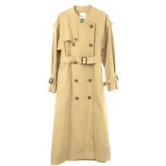 CLANE クラネ 22SS 2WAY SQUARE SLEEVE TRENCH COAT スクエアスリーブトレンチコート 12101-0042 ベージュ 2のサムネイル