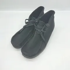 ■ ⊇ Clarks クラークス ワラビー ショート ブーツ サイズ8 ブラック メンズ E  【1502180028731】