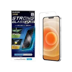 エレコム iPhone 12 mini フィルム 強化ガラス 超強化 高い柔軟性と硬度の超効果加工 強度2倍 エッジ強化 薄さ 0.21mm(単品)