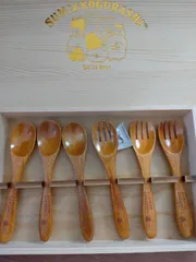 すみっコぐらし いちごフェア 木製カトラリーセット