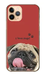 iPhone 17e ケース アイフォン17e スマホケース ハードケース パグ 犬 わんちゃん ドッグ かわいい 可愛い 人気 写真 カジュアル ポップ おしゃれ カラー03