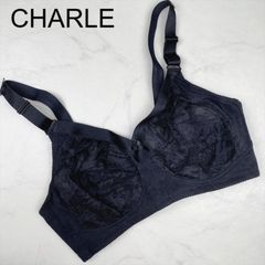 【新品未使用】CHARLE　シャルレ　ブラジャー　D80　ブラック　ランジェリー　下着　プレゼント　ギフト　レース　刺繍