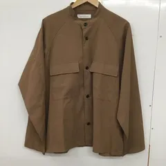 UNITED ARROWS green label relaxing ユナイテッドアローズグリーンレーベルリラクシング シャツ、ブラウス 長袖 長袖シャツ 無地シャツ ノーカラーシャツ