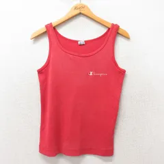S/古着 チャンピオン Champion ビンテージ タンクトップ メンズ 80s ワンポイントロゴ 赤 レッド 25jun07 中古