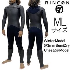 2024-25年モデル MLサイズ メンズ Rincon リンコン ウェットスーツ 5/3mm セミドライ フルスーツ チェストジップ tmp-semi-cz