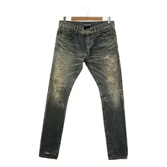 13AW サンローランパリ デストロイデニム クラッシュジーンズ エディスリマン Bibian 比比昂- SAINT LAURENT PARIS サンローランパリ13AW