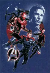 【中古】ポスター(男性) A2ポスター B 「Happyくじ MARVEL アベンジャーズ/エンドゲーム」 ポスター賞